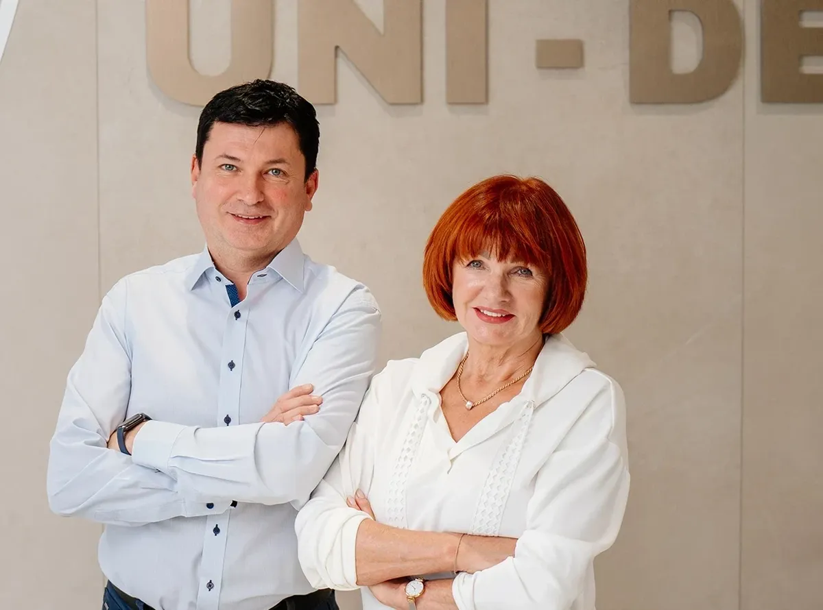 Zofia Starzyńska i Marcin Łyżwa, właściciele UNI-DENT
